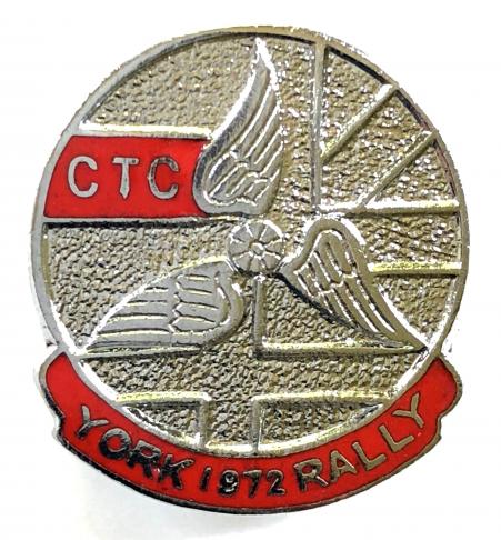 Cyclists Touring Club 1972 CTC York rally badge