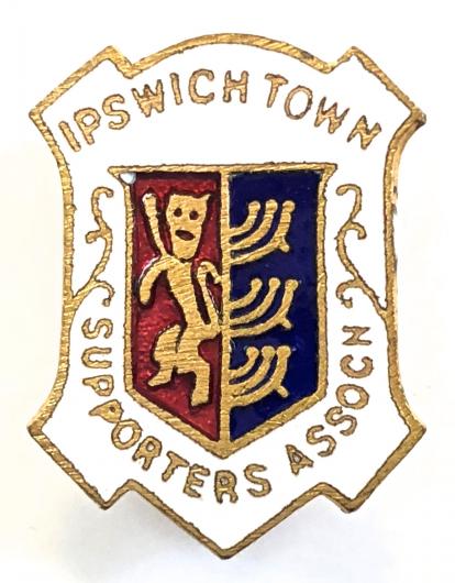 Ipswich Town Football Club supporters vintage badge
