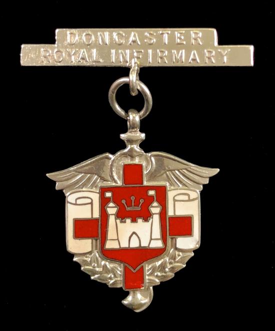 Doncaster Royal Infirmary silver hospital nurses badge