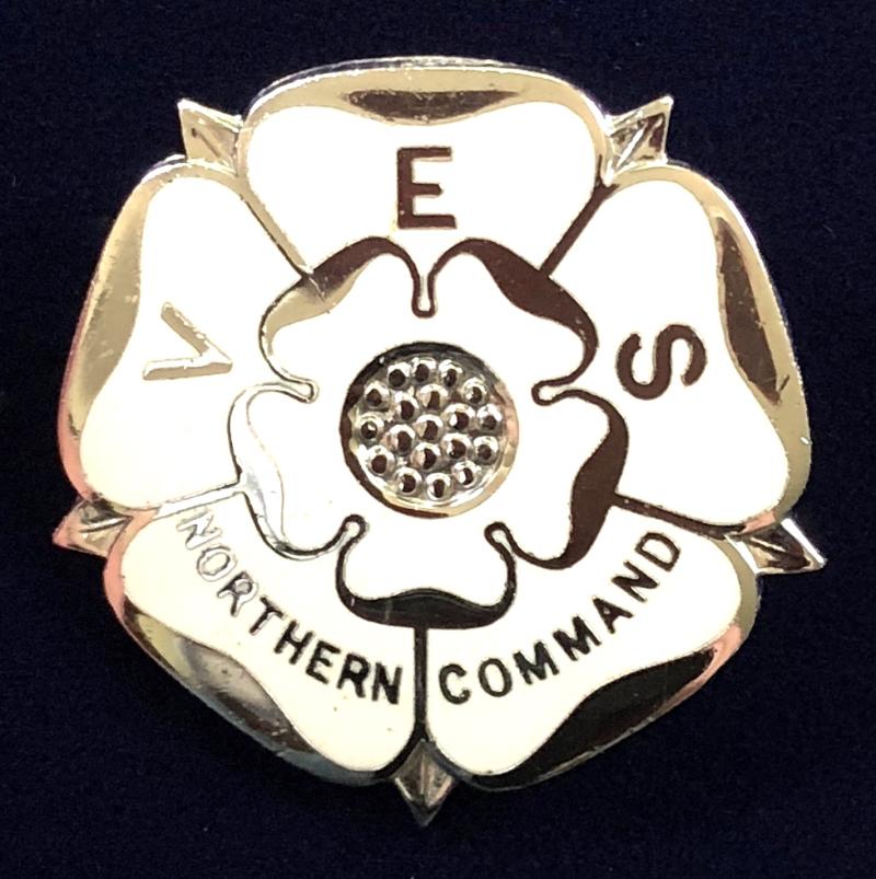 WW2 Voluntary Entertainment Service VES Northern Command badge
