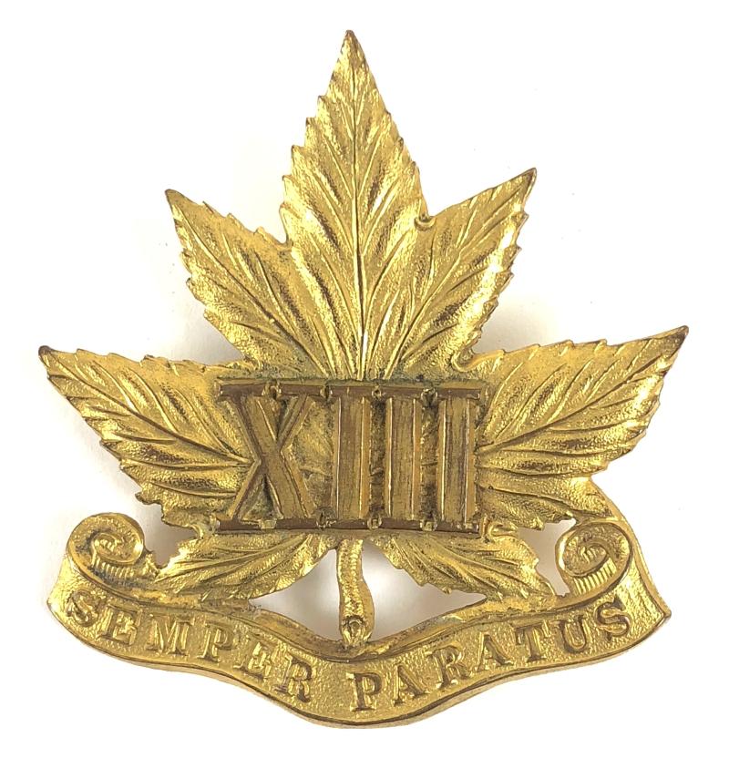 Royal Hamilton Regiment of Canada cap badge