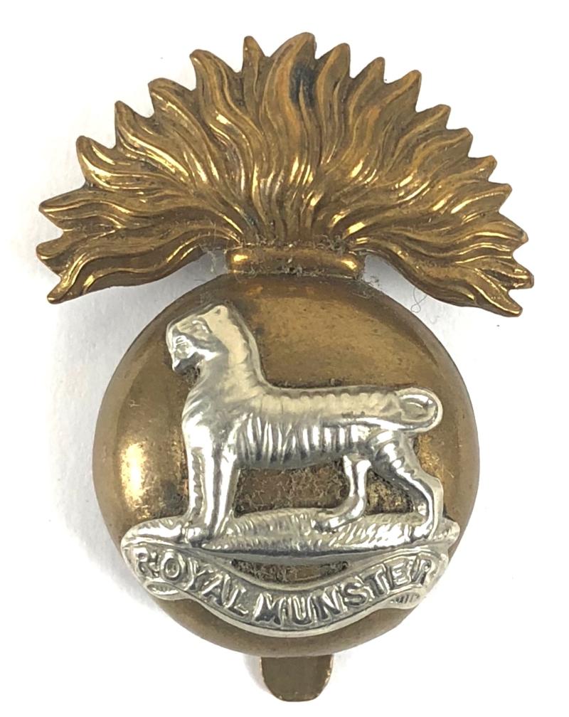 Royal Munster Fusiliers cap badge Irish c.1896 to 1922