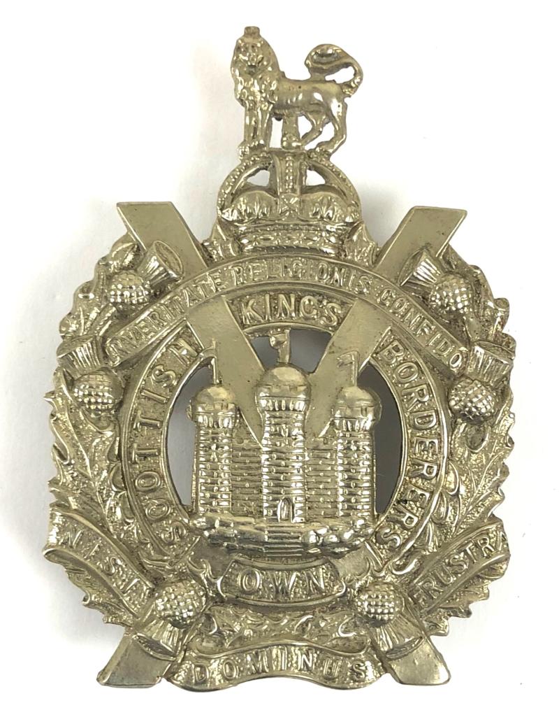 Kings Own Scottish Borderers Regimental cap badge c.1901 to 1952