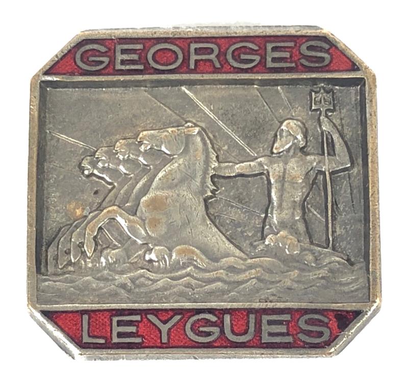 French Navy Ship Georges Leygues badge by Arthur Bertrand Paris Depose