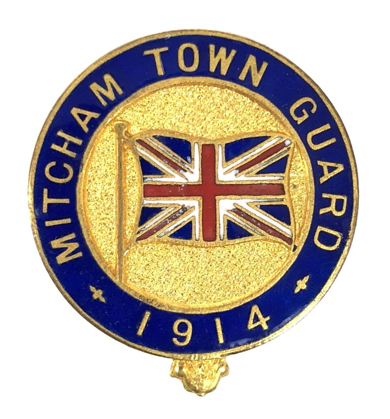 Mitcham Town Guard 1914 Volunteer Training Corps VTC home front badge