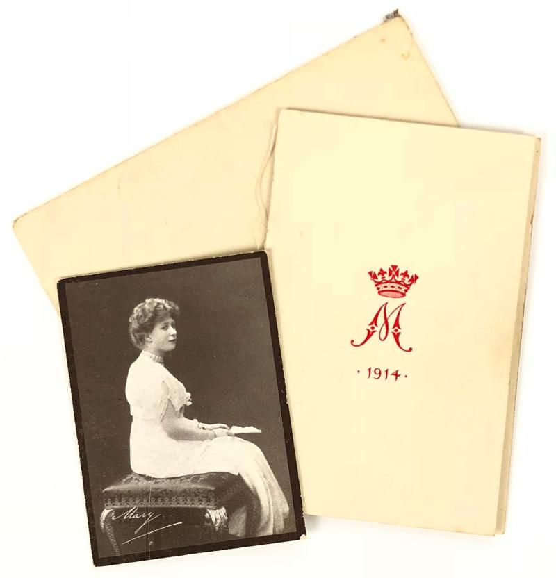 WW1 Princess Mary Christmas 1914 gift fund card photograph envelope