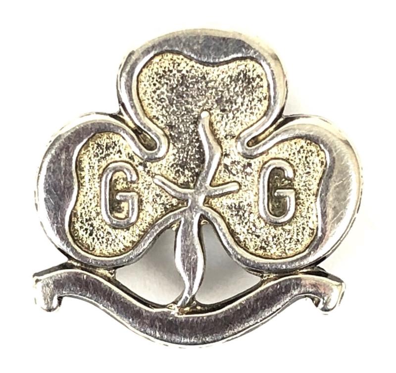 Girl Guides Commissioners Sterling Silver Promise Badge