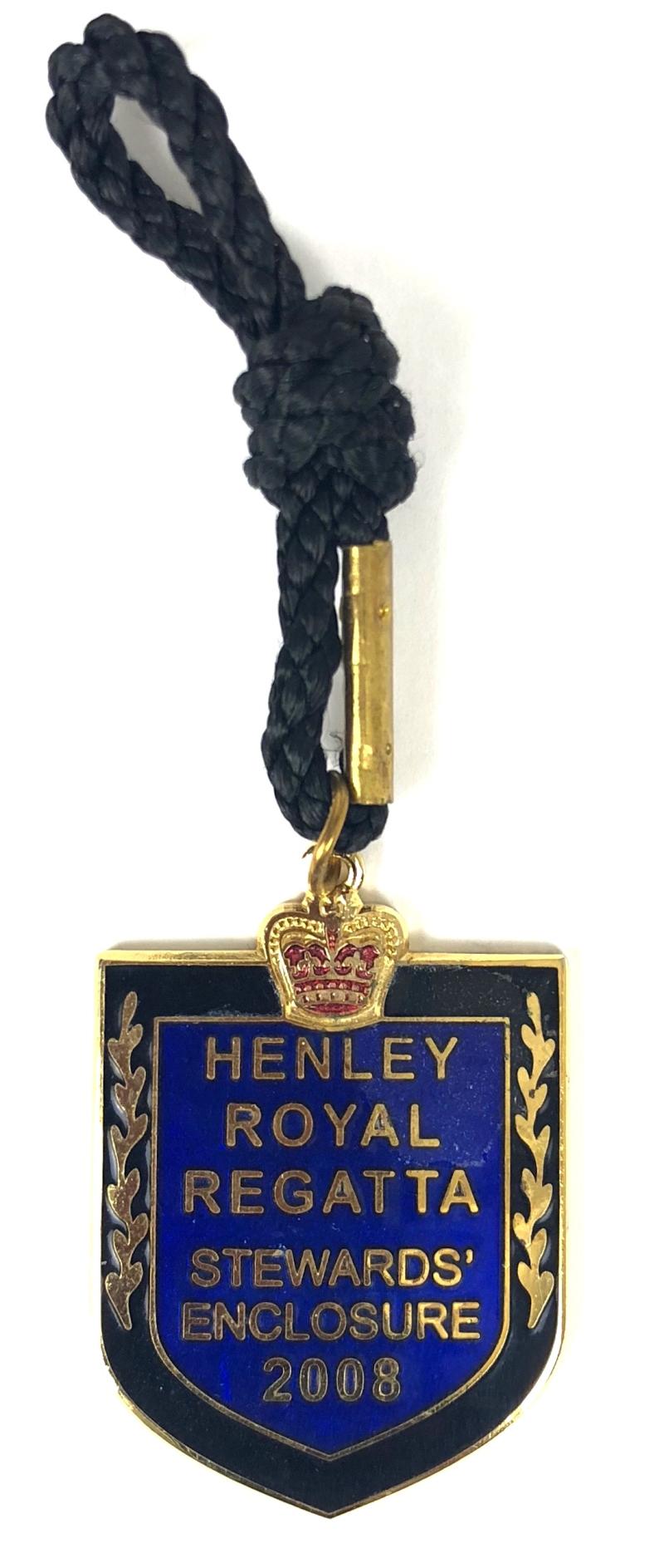 2008 Henley Royal Regatta stewards enclosure badge