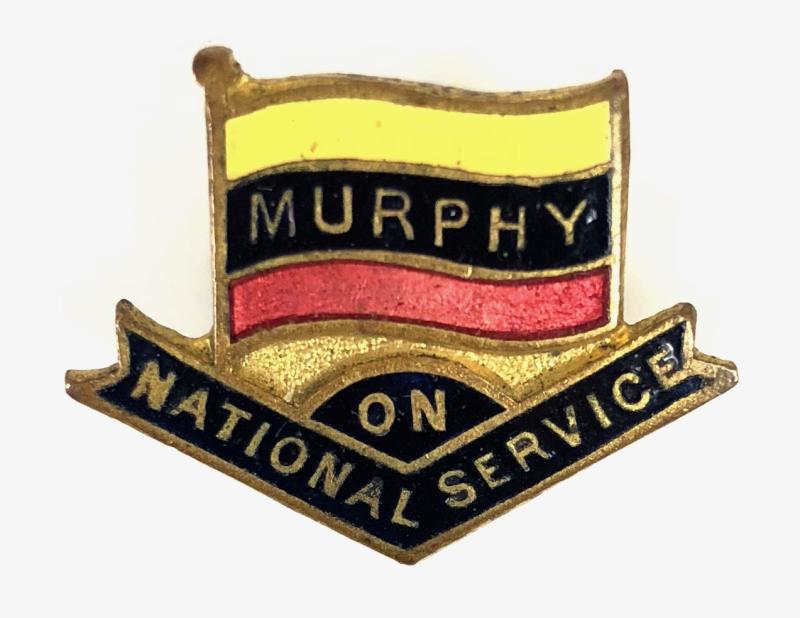 Murphy Radio Limited On National Service home front badge Welwyn Garden City Hertford